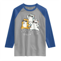 Cat Mom Raglan Shirt Three Cool Cats with Sunglasses - Wonder Print Shop