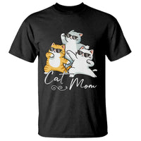 Cat Mom T Shirt Three Cool Cats with Sunglasses - Wonder Print Shop