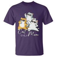 Cat Mom T Shirt Three Cool Cats with Sunglasses - Wonder Print Shop