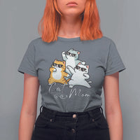 Cat Mom T Shirt For Women Three Cool Cats with Sunglasses - Wonder Print Shop