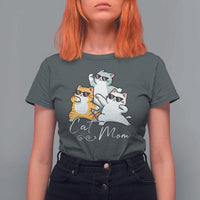 Cat Mom T Shirt For Women Three Cool Cats with Sunglasses - Wonder Print Shop