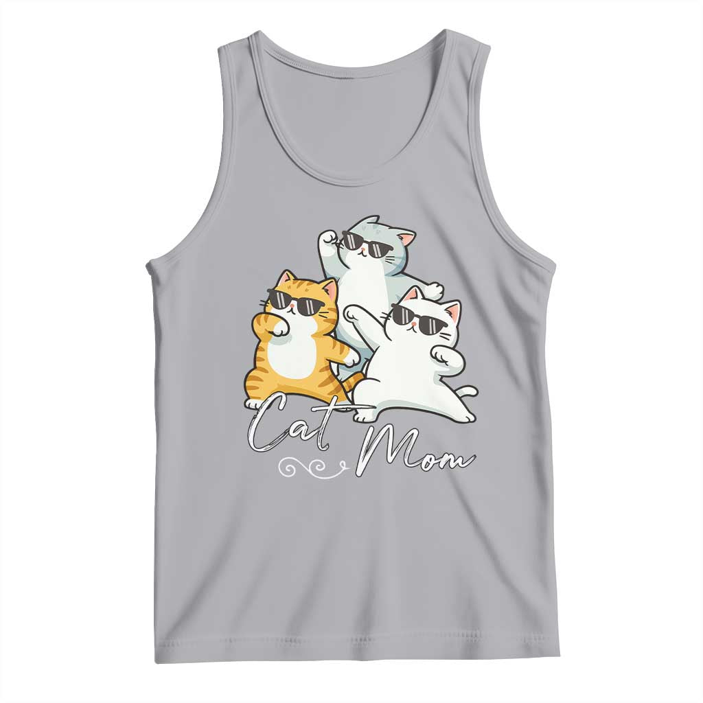 Cat Mom Tank Top Three Cool Cats with Sunglasses - Wonder Print Shop