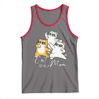 Cat Mom Tank Top Three Cool Cats with Sunglasses - Wonder Print Shop