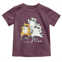 Cat Mom Toddler T Shirt Three Cool Cats with Sunglasses - Wonder Print Shop