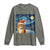 Christmas Van Gogh Cat Long Sleeve Shirt In Santa Hat Starry Night - Wonder Print Shop