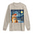 Christmas Van Gogh Cat Long Sleeve Shirt In Santa Hat Starry Night - Wonder Print Shop