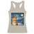 Christmas Van Gogh Cat Racerback Tank Top In Santa Hat Starry Night - Wonder Print Shop