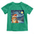 Christmas Van Gogh Cat Toddler T Shirt In Santa Hat Starry Night - Wonder Print Shop