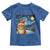 Christmas Van Gogh Cat Toddler T Shirt In Santa Hat Starry Night - Wonder Print Shop