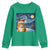 Christmas Van Gogh Cat Youth Sweatshirt In Santa Hat Starry Night - Wonder Print Shop