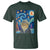 Funny Van Gogh Cat in Starry Night T Shirt - Wonder Print Shop