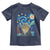 Funny Van Gogh Cat in Starry Night Toddler T Shirt - Wonder Print Shop