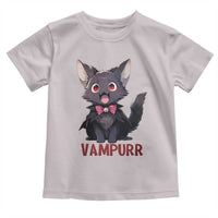 Halloween Black Vampire Cat Toddler T Shirt Vampurr Cute Kitty Lover - Wonder Print Shop