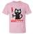 Black Cat Halloween T Shirt What Killer Kitten With Knife - Wonder Print Shop