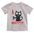 Black Cat Halloween Toddler T Shirt What Killer Kitten With Knife - Wonder Print Shop