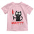 Black Cat Halloween Toddler T Shirt What Killer Kitten With Knife - Wonder Print Shop