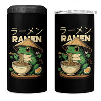 Frog Eating Ramen 4 in 1 Can Cooler Tumbler Funny Japanese Food Lover Anime