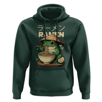 Frog Eating Ramen Hoodie Funny Japanese Food Lover Anime - Wonder Print Shop