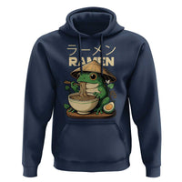 Frog Eating Ramen Hoodie Funny Japanese Food Lover Anime - Wonder Print Shop