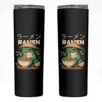 Frog Eating Ramen Skinny Tumbler Funny Japanese Food Lover Anime