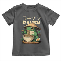 Frog Eating Ramen Toddler T Shirt Funny Japanese Food Lover Anime - Wonder Print Shop