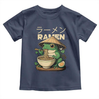 Frog Eating Ramen Toddler T Shirt Funny Japanese Food Lover Anime - Wonder Print Shop