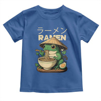 Frog Eating Ramen Toddler T Shirt Funny Japanese Food Lover Anime - Wonder Print Shop