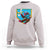 Funny Monkey Playing Baseball With Banana Sweatshirt Sport Humor Gift - Wonder Print Shop