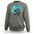 Funny Monkey Playing Baseball With Banana Sweatshirt Sport Humor Gift - Wonder Print Shop