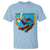 Funny Monkey Playing Baseball With Banana T Shirt Sport Humor Gift - Wonder Print Shop