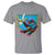 Funny Monkey Playing Baseball With Banana T Shirt Sport Humor Gift - Wonder Print Shop