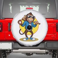 Funny Baseball Spare Tire Cover Monkey Playing Baseball Sport Humor Gift - Wonder Print Shop
