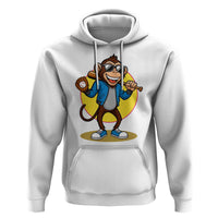 Funny Baseball Hoodie Monkey Playing Baseball Sport Humor Gift - Wonder Print Shop