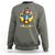 Funny Baseball Sweatshirt Monkey Playing Baseball Sport Humor Gift - Wonder Print Shop