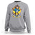 Funny Baseball Sweatshirt Monkey Playing Baseball Sport Humor Gift - Wonder Print Shop