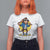 Funny Baseball T Shirt For Women Monkey Playing Baseball Sport Humor Gift - Wonder Print Shop