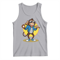 Funny Baseball Tank Top Monkey Playing Baseball Sport Humor Gift - Wonder Print Shop