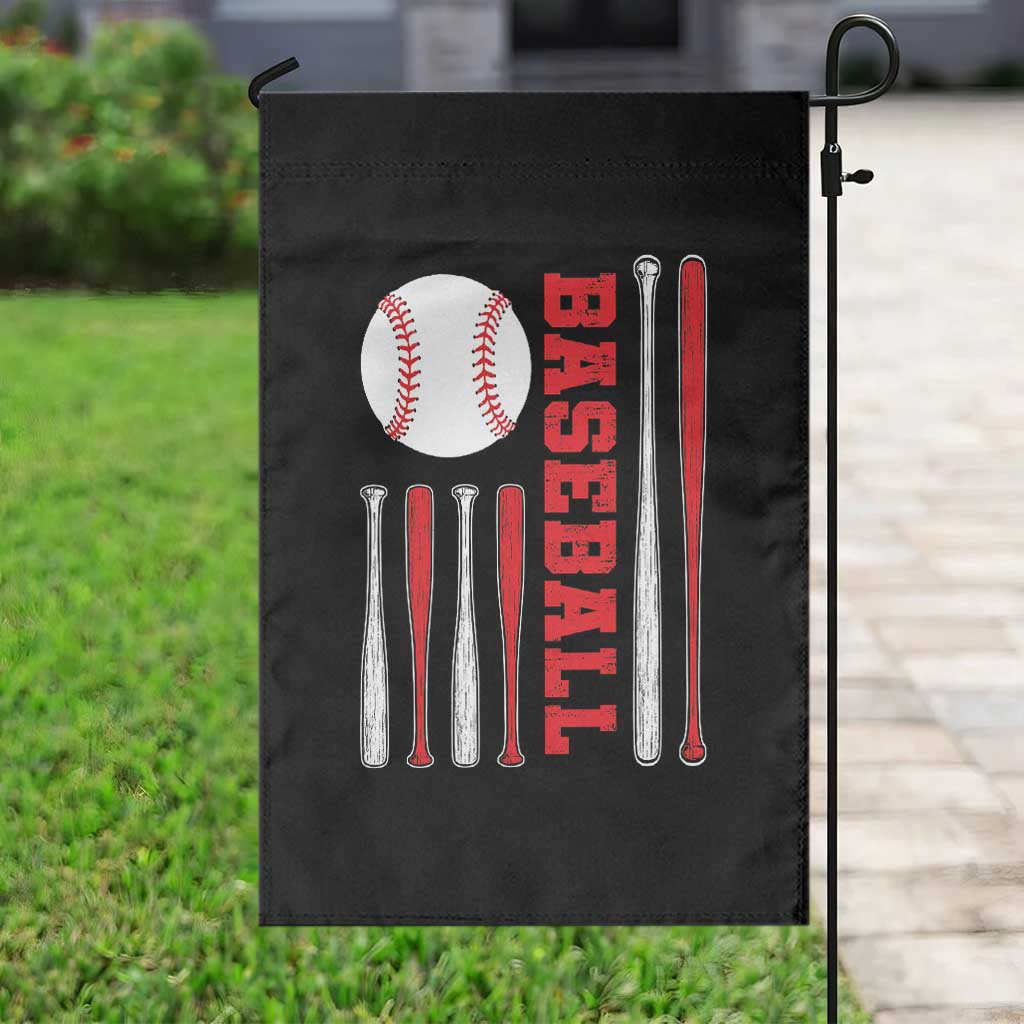Patriotic Baseball American Flag Garden Flag Sports Lover Gift - Wonder Print Shop