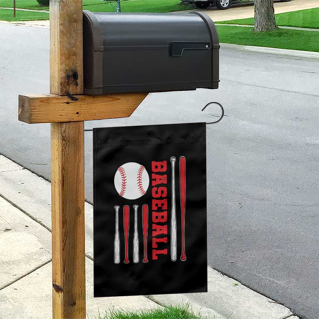 Patriotic Baseball American Flag Garden Flag Sports Lover Gift - Wonder Print Shop