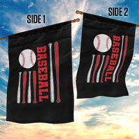 Patriotic Baseball American Flag Garden Flag Sports Lover Gift - Wonder Print Shop
