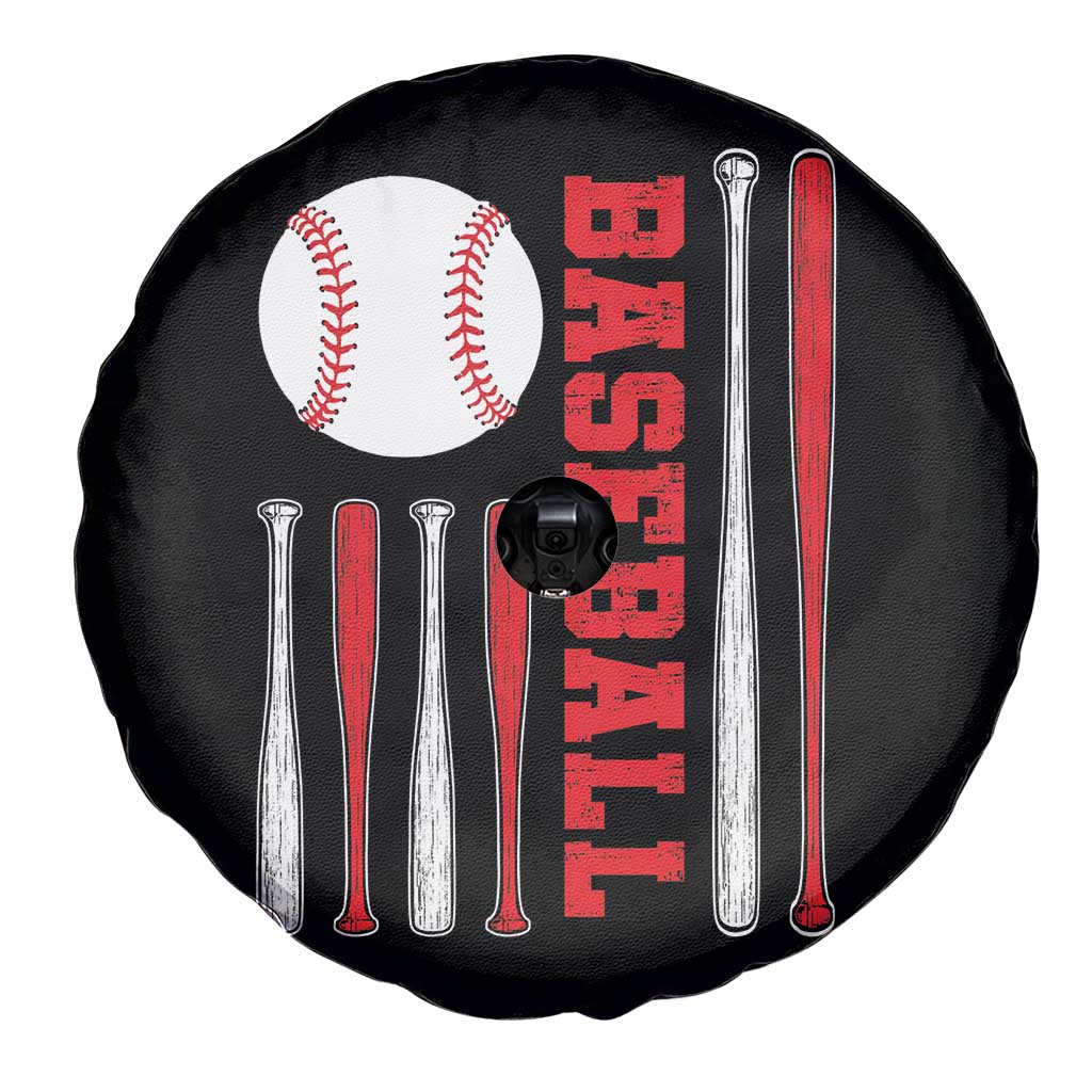 Patriotic Baseball American Flag Spare Tire Cover Sports Lover Gift - Wonder Print Shop
