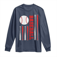 Patriotic Baseball American Flag Long Sleeve Shirt Sports Lover Gift - Wonder Print Shop