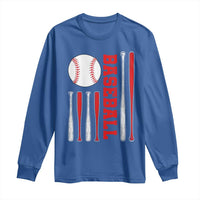 Patriotic Baseball American Flag Long Sleeve Shirt Sports Lover Gift - Wonder Print Shop