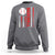 Patriotic Baseball American Flag Sweatshirt Sports Lover Gift - Wonder Print Shop