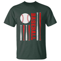 Patriotic Baseball American Flag T Shirt Sports Lover Gift - Wonder Print Shop