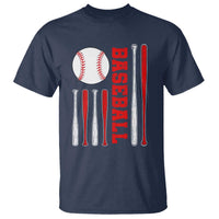 Patriotic Baseball American Flag T Shirt Sports Lover Gift - Wonder Print Shop