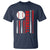 Patriotic Baseball American Flag T Shirt Sports Lover Gift - Wonder Print Shop