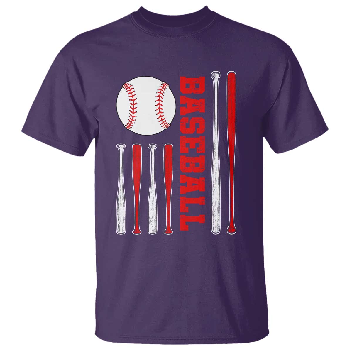 Patriotic Baseball American Flag T Shirt Sports Lover Gift - Wonder Print Shop
