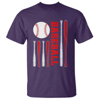 Patriotic Baseball American Flag T Shirt Sports Lover Gift - Wonder Print Shop