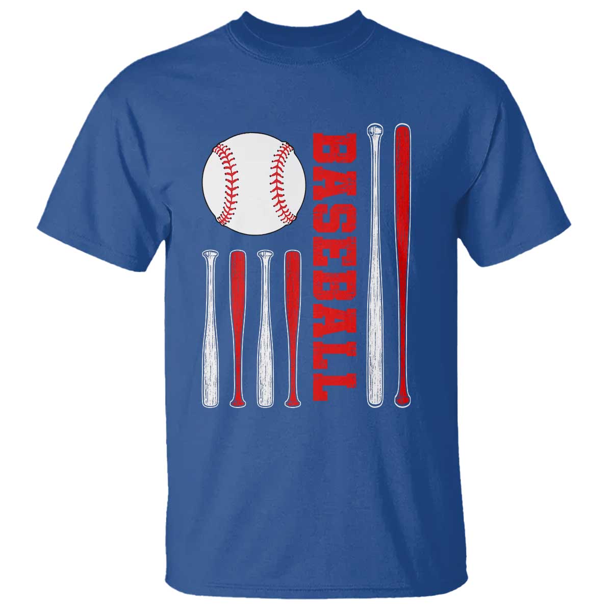 Patriotic Baseball American Flag T Shirt Sports Lover Gift - Wonder Print Shop